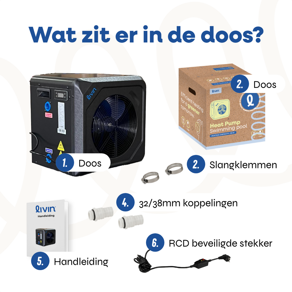 Mini Zwembad Warmtepomp 3KW
