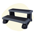 Luxe Spa Trap Antislip - Grijs